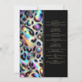 SEE BACK All-In-One Exotic Posh Wedding Invitation 招待状 (裏面)