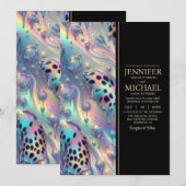 SEE BACK All-In-One Exotic Posh Wedding Invitation 招待状 (正面/裏面)