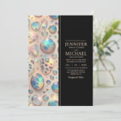 SEE BACK All-In-One Exotic Posh Wedding Invitation 招待状 (スタンド正面)