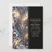 SEE BACK All-In-One Exotic Posh Wedding Invitation 招待状 (正面)