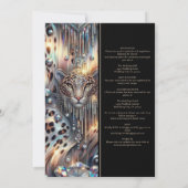 SEE BACK All-In-One Exotic Posh Wedding Invitation 招待状 (裏面)