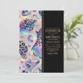 SEE BACK All-In-One Exotic Posh Wedding Invitation 招待状 (スタンド正面)