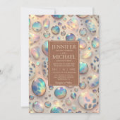 SEE BACK All-In-One Exotic Posh Wedding Invitation 招待状 (正面)