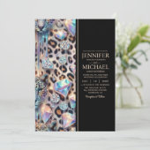 SEE BACK All-In-One Exotic Posh Wedding Invitation 招待状 (スタンド正面)