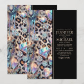 SEE BACK All-In-One Exotic Posh Wedding Invitation 招待状 (正面/裏面)