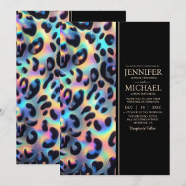 SEE BACK All-In-One Exotic Posh Wedding Invitation 招待状