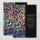 SEE BACK All-In-One Exotic Posh Wedding Invitation 招待状 (正面/裏面)