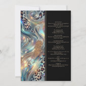 SEE BACK All-In-One Exotic Posh Wedding Invitation 招待状 (裏面)