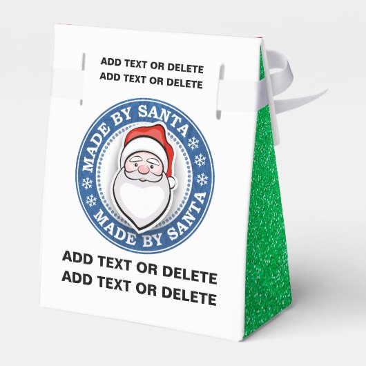 SEE BACK - Santa Delivery フェイバーボックス (裏面サイド)