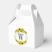 See Back - Sunflowerカスタム Deskable Favor Box フェイバーボックス (裏面サイド)