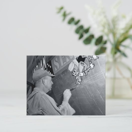 See Bees - Nose Art - CB-29 ポストカード (スタンド正面)