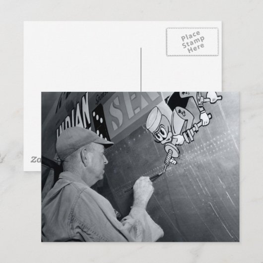 See Bees - Nose Art - CB-29 ポストカード (正面/裏面)