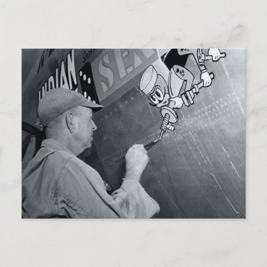 See Bees - Nose Art - CB-29 ポストカード (正面)