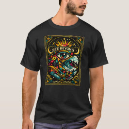 SEE BEYOND — ビジョナリー・アイ・コズミックアートTシャツ Tシャツ