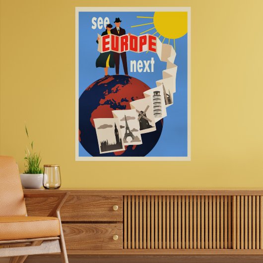 See Europe Next travel poster, ポスター (リビング2)