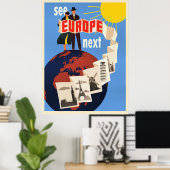 See Europe Next travel poster, ポスター (ホームオフィス)