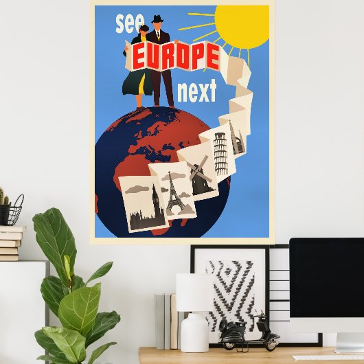 See Europe Next travel poster, ポスター (ホームオフィス)