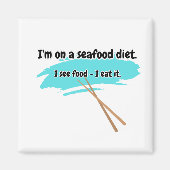 See-Food Diet Program マグネット (正面)