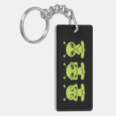 See, Hear, Speak No Evil キーホルダー (正面左)