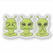 See, Hear, Speak No Evil シール (正面)