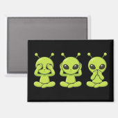 See, Hear, Speak No Evil マグネット (正面/裏面)