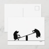 See Saw Postcard ポストカード (正面/裏面)