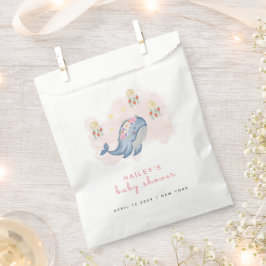 See Sweet Whale Baby Showerの下 フェイバーバッグ