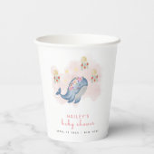 See Sweet Whale Baby Showerの下 紙コップ (裏面)