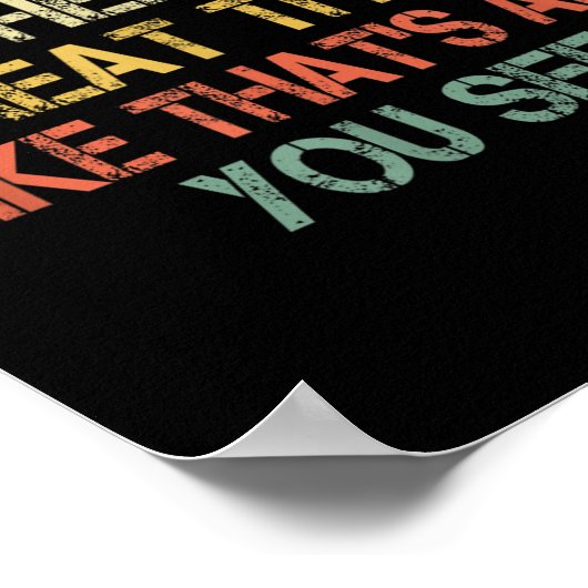 See The Light In Others Retro Encouraging Sitive M ポスター (角)