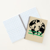 See the World Save the World Cycling Hiking  ノートブック (内部)