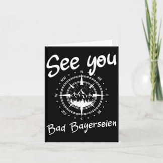 See You Hiking Bad Bayersoienドイツバケーションスキー カード