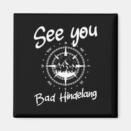 See You Hiking Bad Hindellangドイツ休暇スキー マグネット (正面)