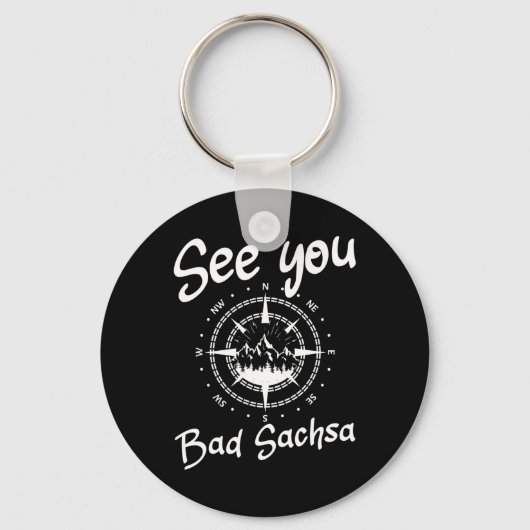 See You Hiking Bad Sachsa Germany Vacation Ski Com キーホルダー (正面)