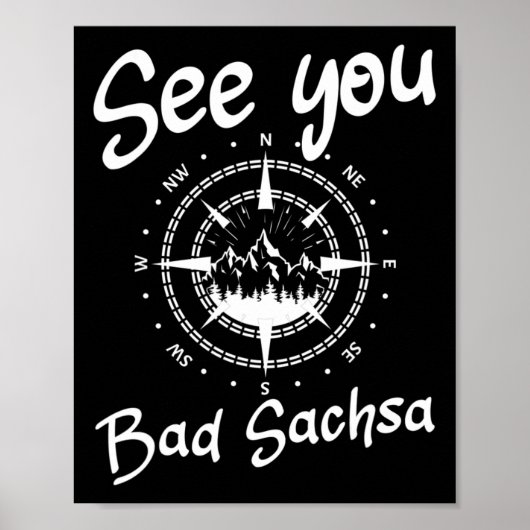 See You Hiking Bad Sachsa Germany Vacation Ski Com ポスター (正面)