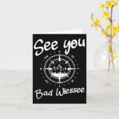 See You Hiking Bad Wiessee Germany Vacation Ski Co カード (黄色い花)