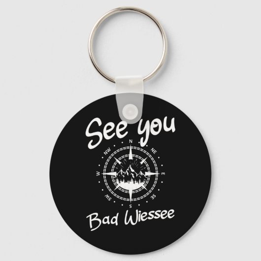 See You Hiking Bad Wiessee Germany Vacation Ski Co キーホルダー (正面)