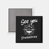 See You Hiking Drachselsried Germany Vacation Ski マグネット (正面/裏面)