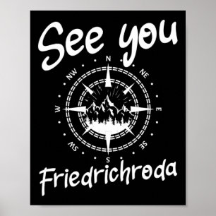See You Hiking Friedrichrodaドイツバケーションスキー ポスター