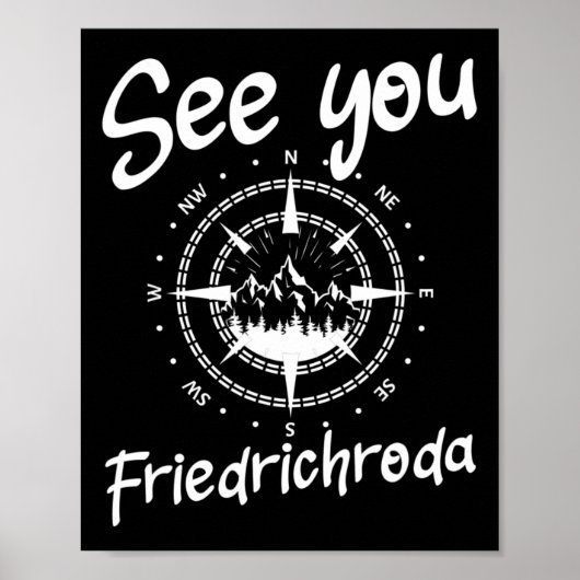 See You Hiking Friedrichrodaドイツバケーションスキー ポスター (正面)