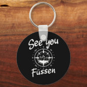 See You Hiking Fussen Germany Vacation Ski Comp キーホルダー (正面)
