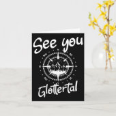 See You Hiking Glottertal Germany Vacation Ski Com カード (黄色い花)