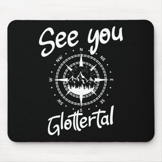 See You Hiking Glottertal Germany Vacation Ski Com マウスパッド (正面)