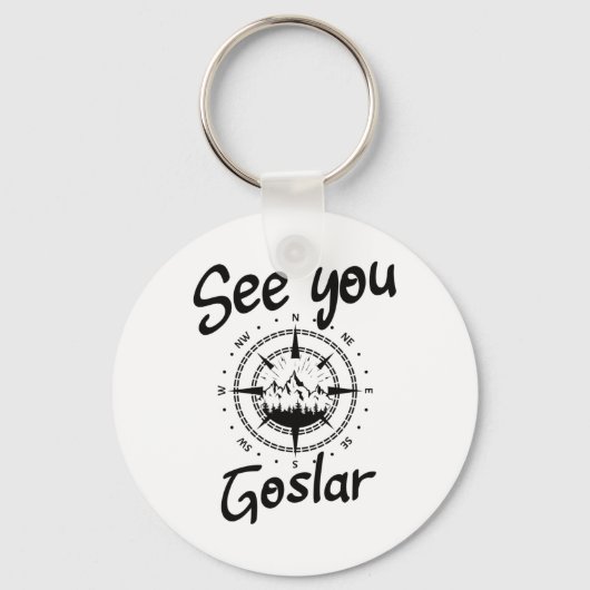 See You Hiking Goslar Germany Vacation Ski Comp キーホルダー (正面)