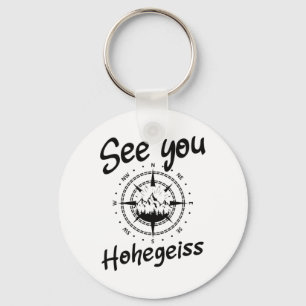 See You Hiking Hohegeias Germany Vacation Ski Comp キーホルダー
