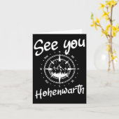 See You Hiking Hohenwarth Germany Vacation Ski Com カード (黄色い花)
