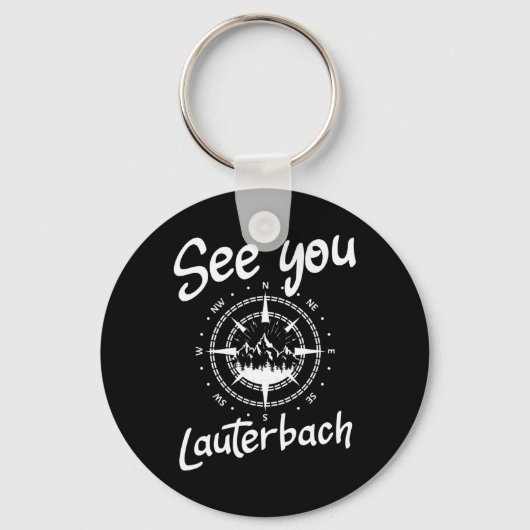 See You Hiking Lauterbach Germany Vacation Ski Com キーホルダー (正面)