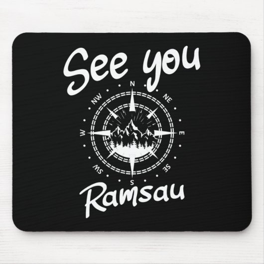 See You Hiking Ramsau Germany Vacation Ski Comp マウスパッド (正面)