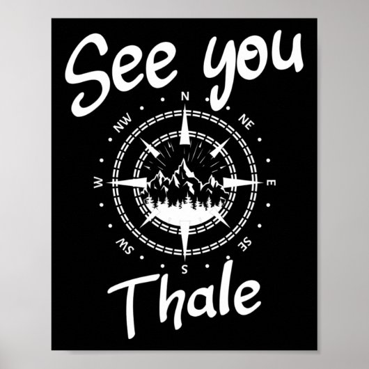 See You Hiking Thale Germany Vacation Ski Comp ポスター (正面)