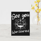 See You Hiking Warzenried Germany Vacation Ski Com カード (黄色い花)