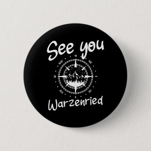 See You Hiking Warzenried Germany Vacation Ski Com 缶バッジ